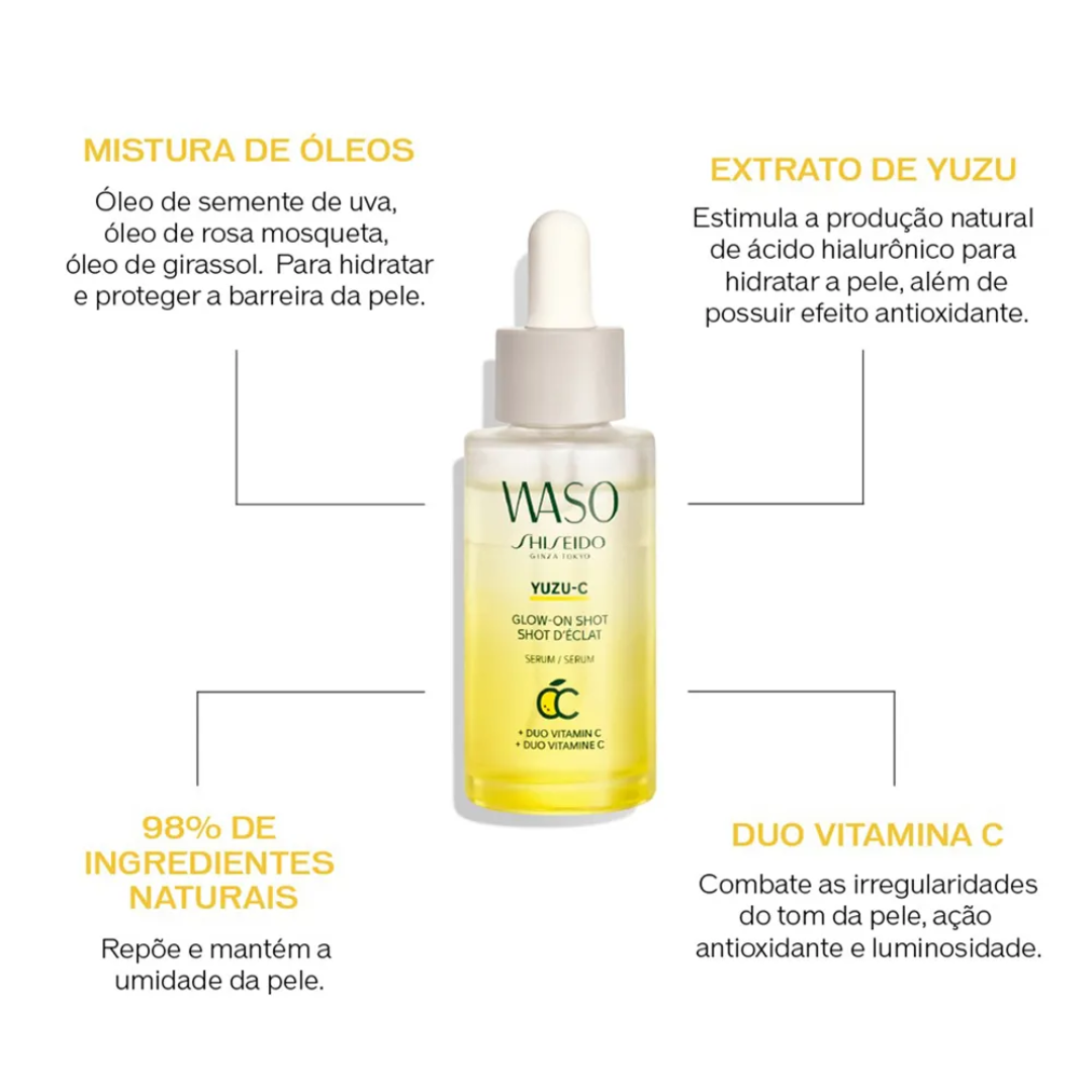 WASO Yuzu-C Glow-On Shot Serum - Sérum Iluminador