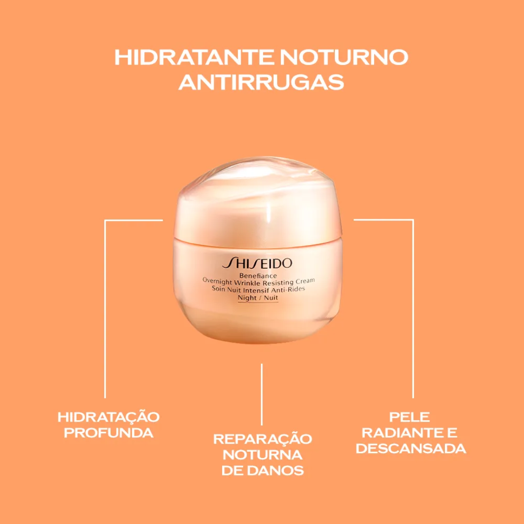 Shiseido Benefiance Creme Noturno Antirrugas Facial