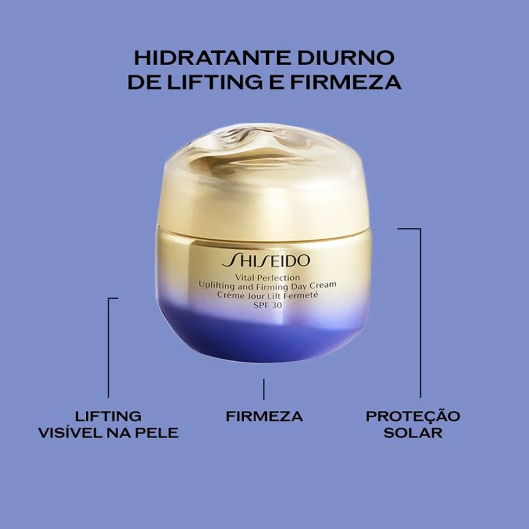 Shiseido Vital Perfection Day Cream SPF30 Creme Firmador