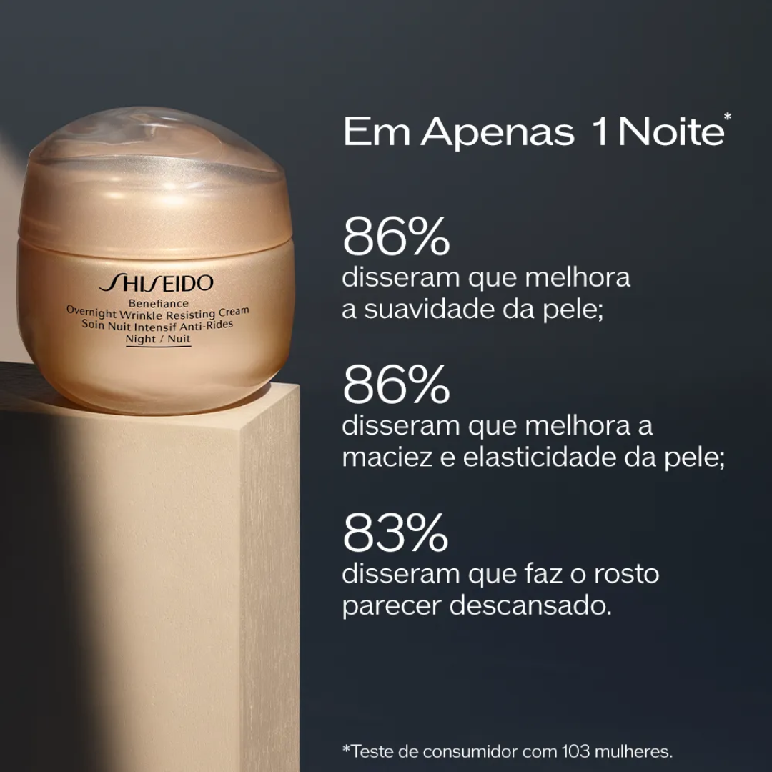 Shiseido Benefiance Creme Noturno Antirrugas Facial