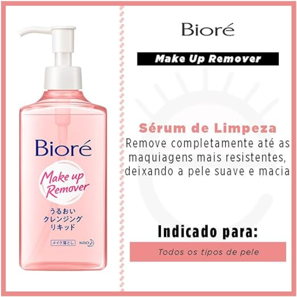 Sérum Demaquilante Facial Bioré Cleansing