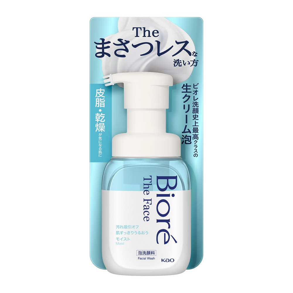 Espuma de Limpeza Facial Bioré - The Face Moisture