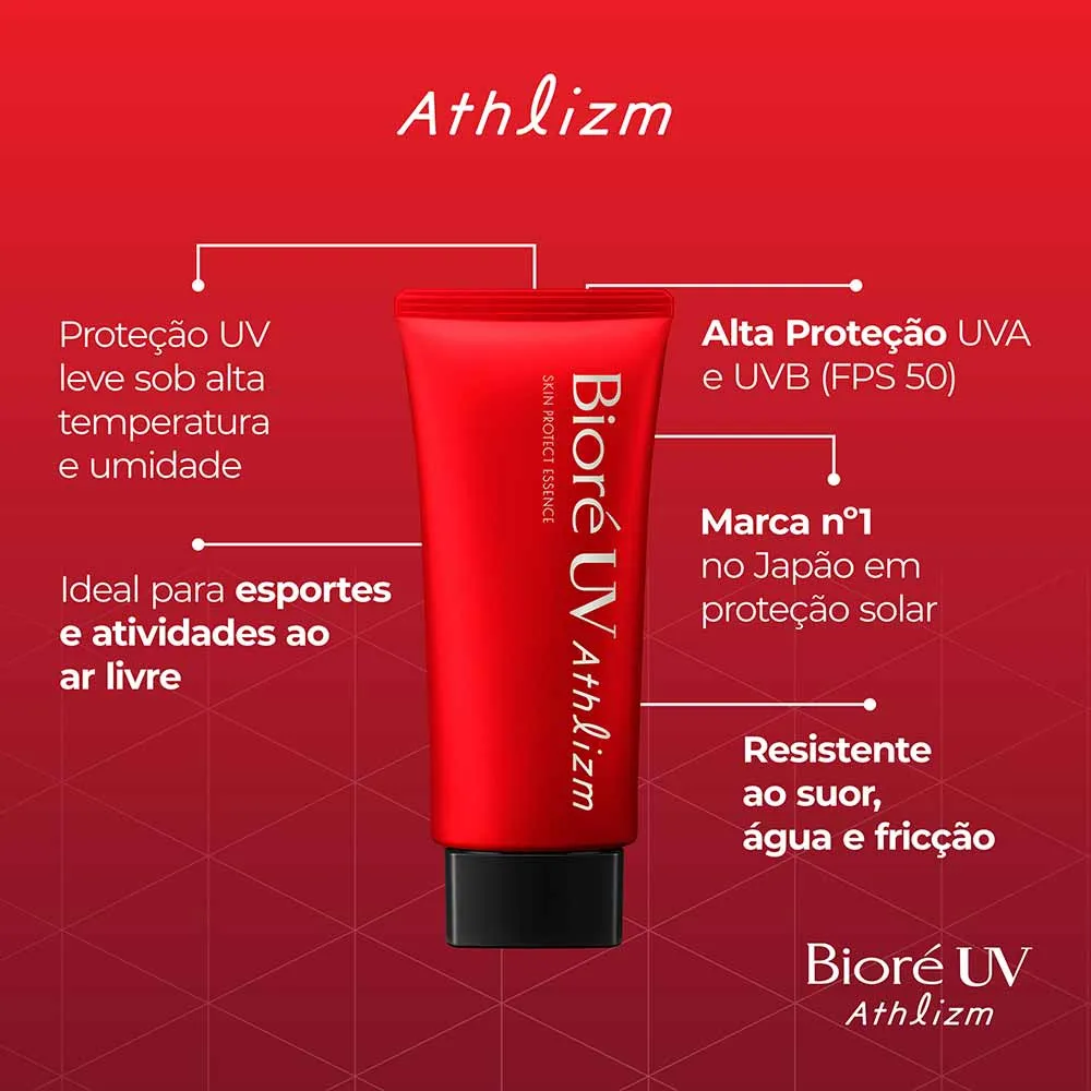 Bioré UV Athlizm Essence Protetor Solar FPS50+