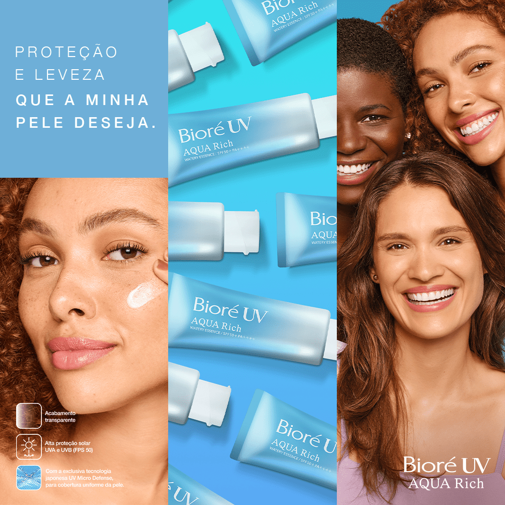 Bioré UV Aqua Rich Protetor Solar Gel FPS50+